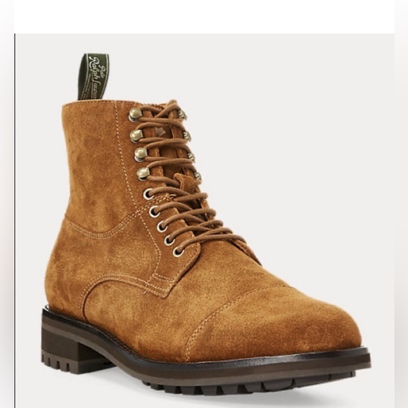 POLO RALPH LAUREN BRYSON BOOT men  sz 7 - Picture 1 of 3